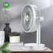 Duration power dp 7627 AC/DC Rechargeable fan 4000mAh Battry